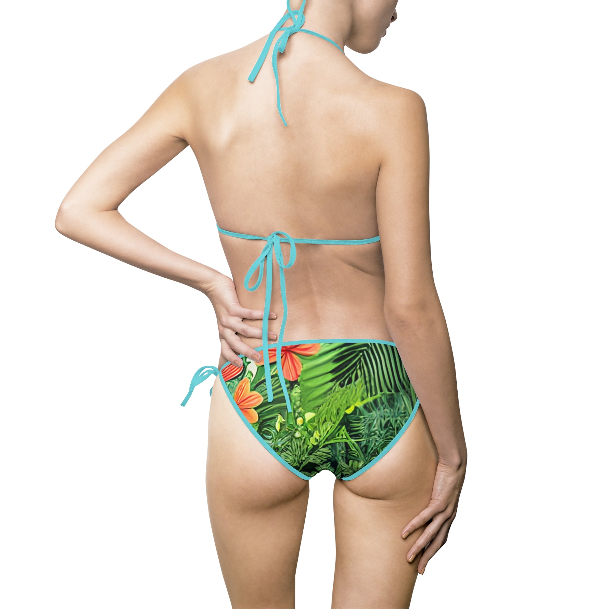 Jungle Zebra Art Women's Bikini Swimsuit (AOP)