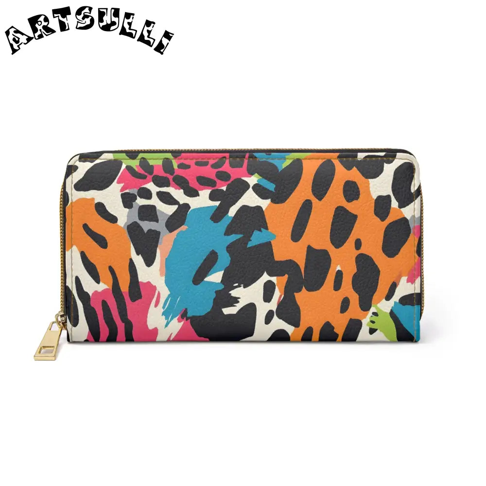 JAKKOUTTHEBXX Wild Brush Strokes x Animal Print Multi-Color Zipper
