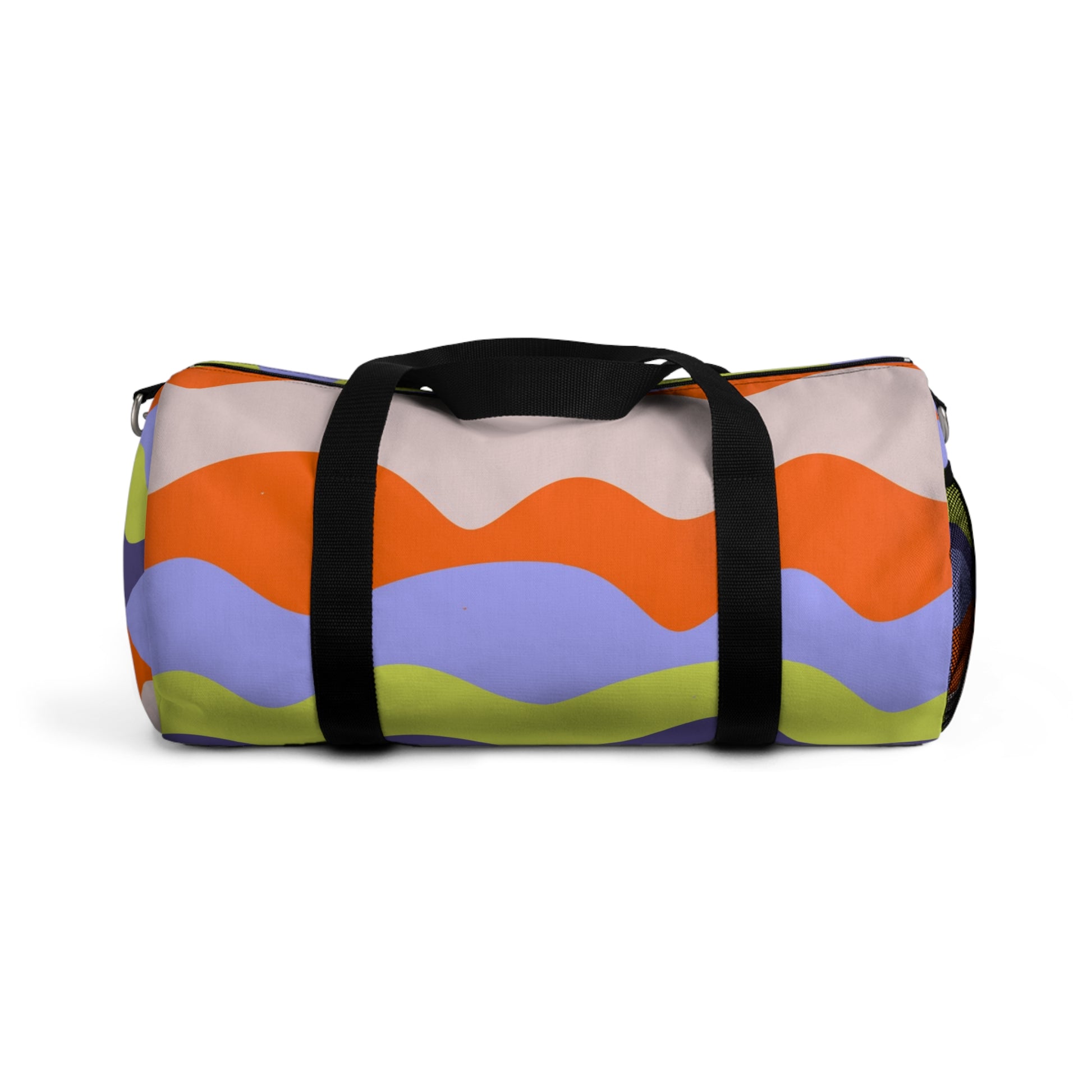 Waves Red and Blue Duffel Bag, Artsulli - Art is Long, Life is Short, Bags, Size, Small, , , , , 19421400854382522301