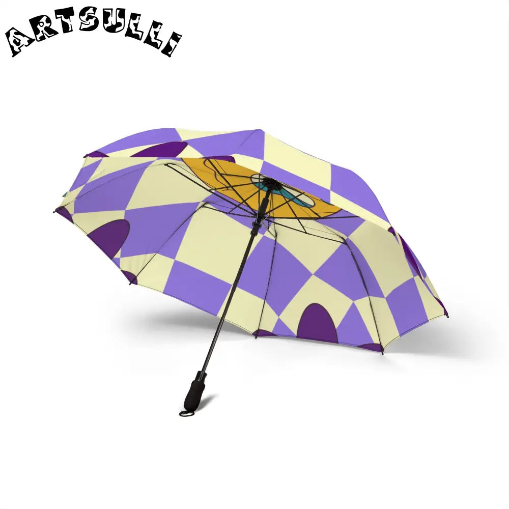 JAKKOUTTHEBXX Trippy Flower Power Motifs Semi-Automatic Foldable