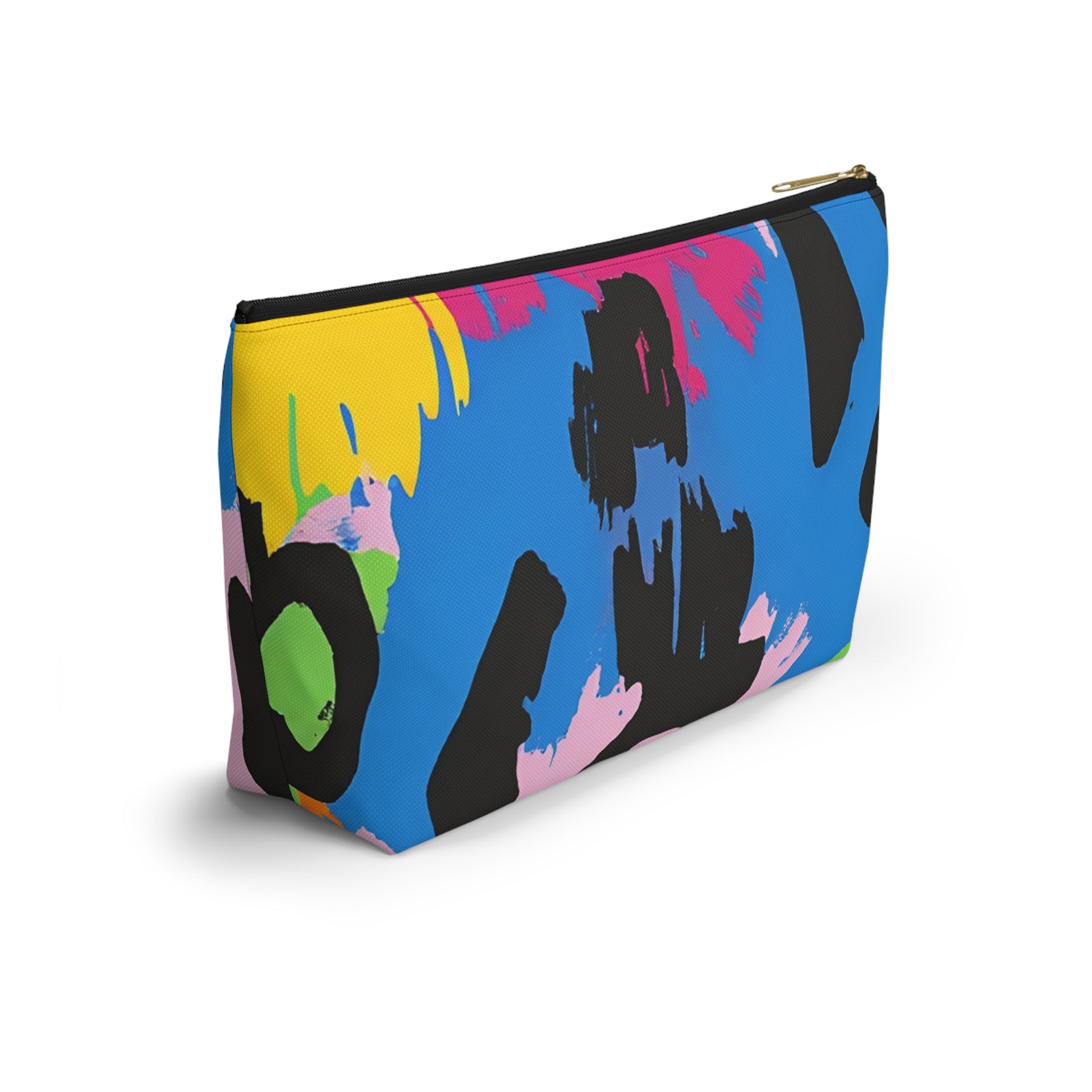 90s Neon Accessory Pouch w T-bottom, Artsulli - Art is Long, Life is Short, Bags, , , , , , , 