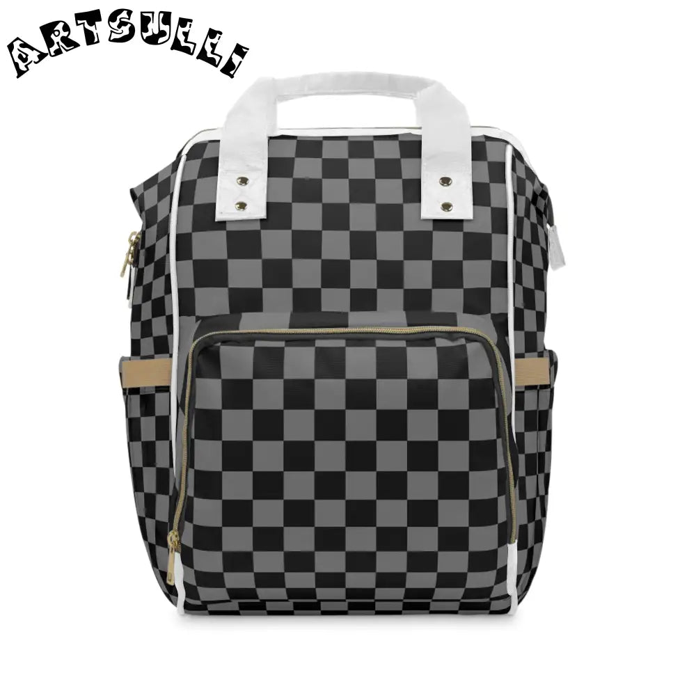 8K Void Surfer Multifunctional Diaper Backpack, Artsulli - Art is Long, Life is Short, Bags, Size, 15.0" × 10.8" × 6.7'', , , , , 24286223073371157776
