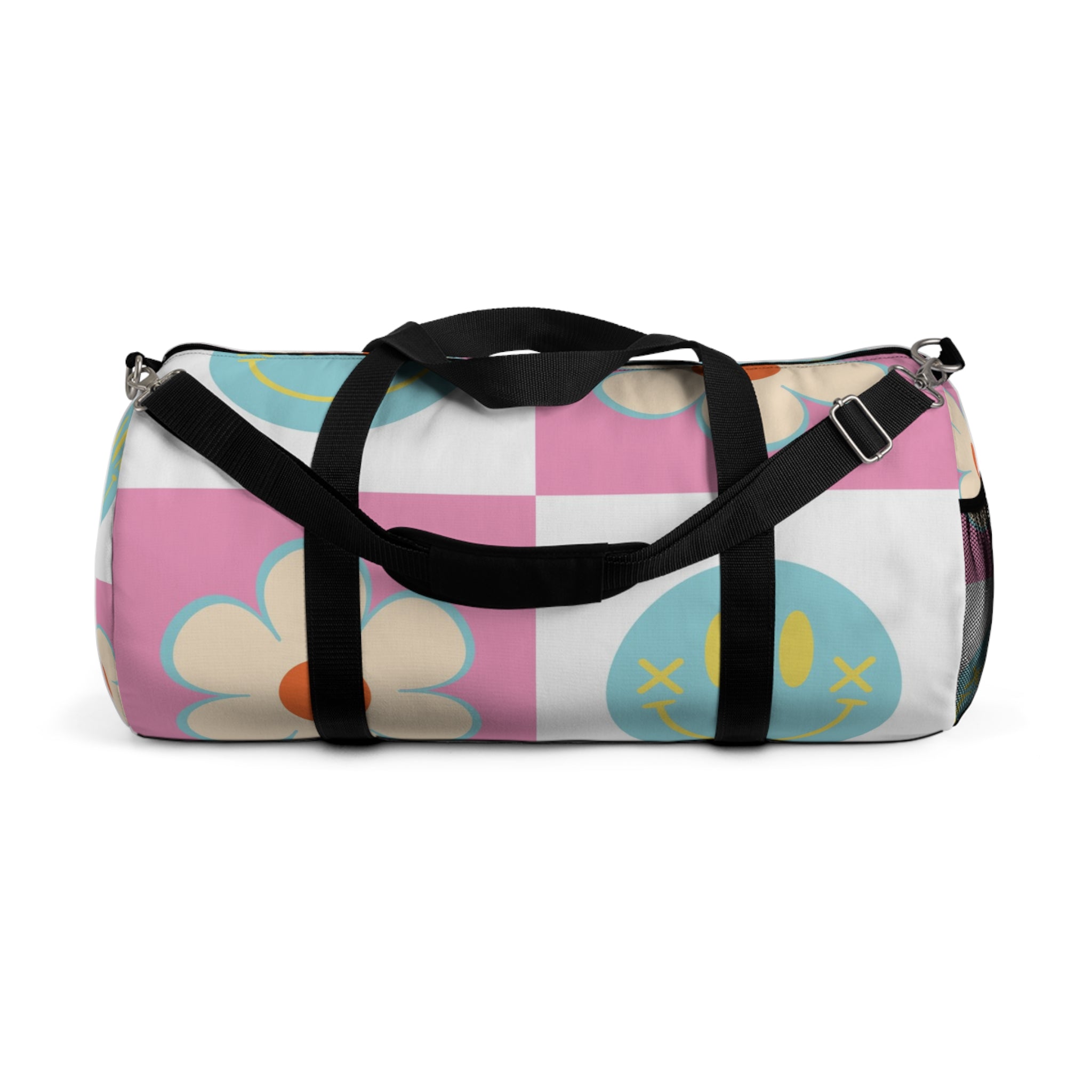 Madotsukis Grin Bloom Duffel Bag, Artsulli - Art is Long, Life is Short, Bags, Size, Large, , , , , 87990159887877390748