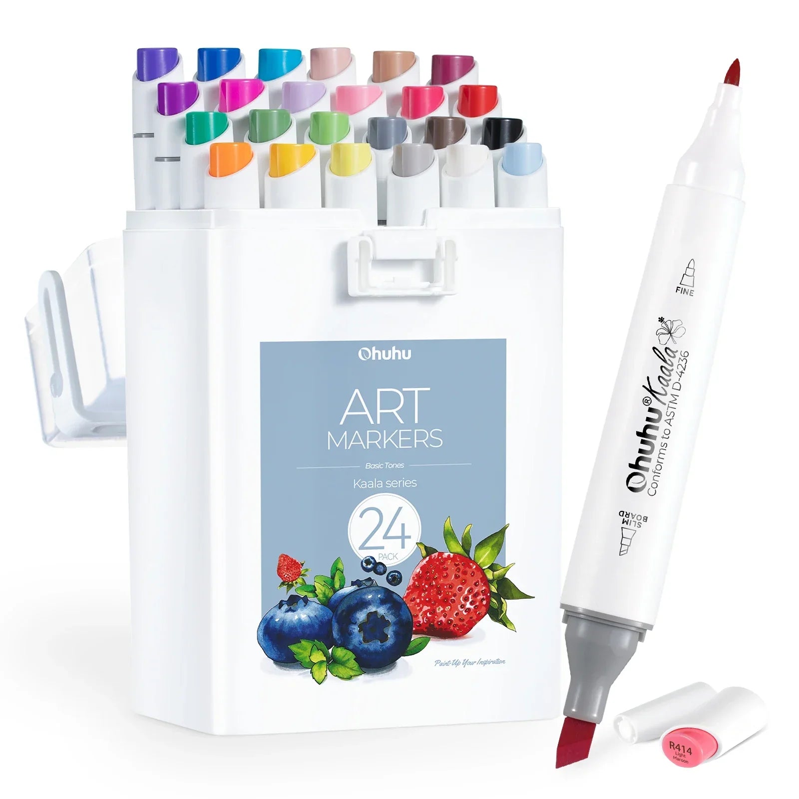 Buy The Best By Artsulli - Art is Long Life Short - Ohuhu Kaala Marker Pen Set Color Markers Alcohol Refillable Dual Tips Sketching Drawing
