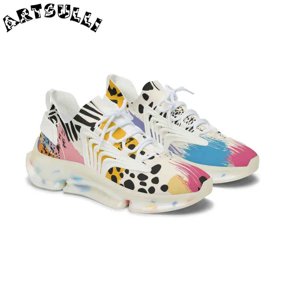 JAKKOUTTHEBXX Rae Zebra Rhapsody II Women’s Mesh Sneakers