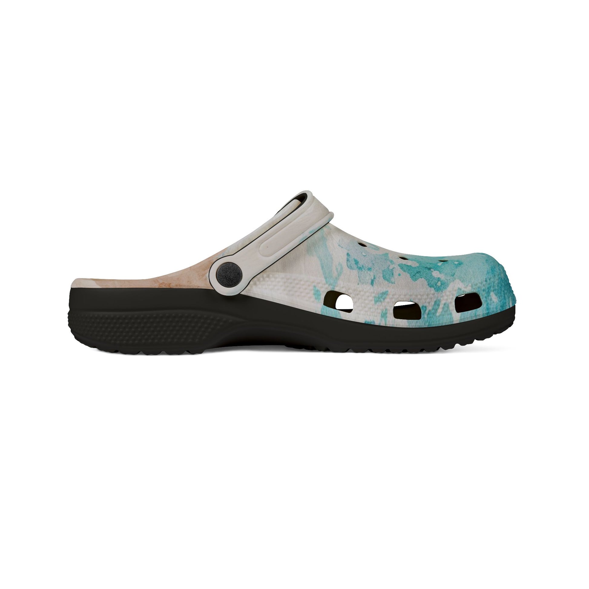 Seashore EVA Foam Rubber Shoes (AOP), Artsulli - Art is Long, Life is Short, Shoes, , , , , , , 