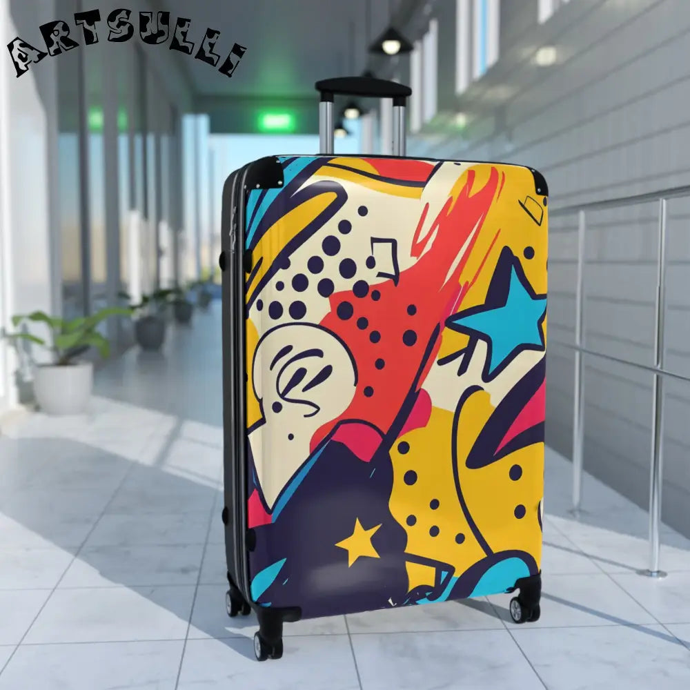 JAKKOUTTHEBXX Comic x Pop Art Suitcase JAKKOUTTHEBXX Artsulli - Art