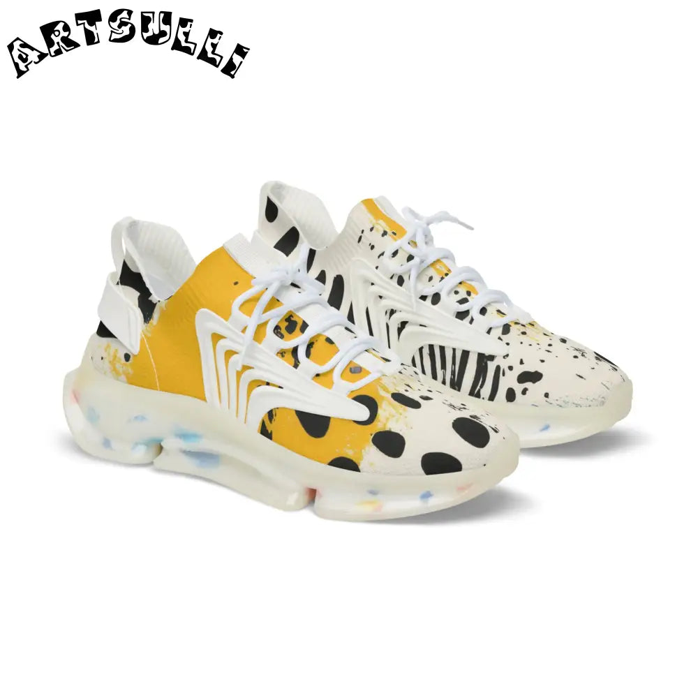 JAKKOUTTHEBXX Rae Zebra Rhapsody Men’s Mesh Sneakers JAKKOUTTHEBXX