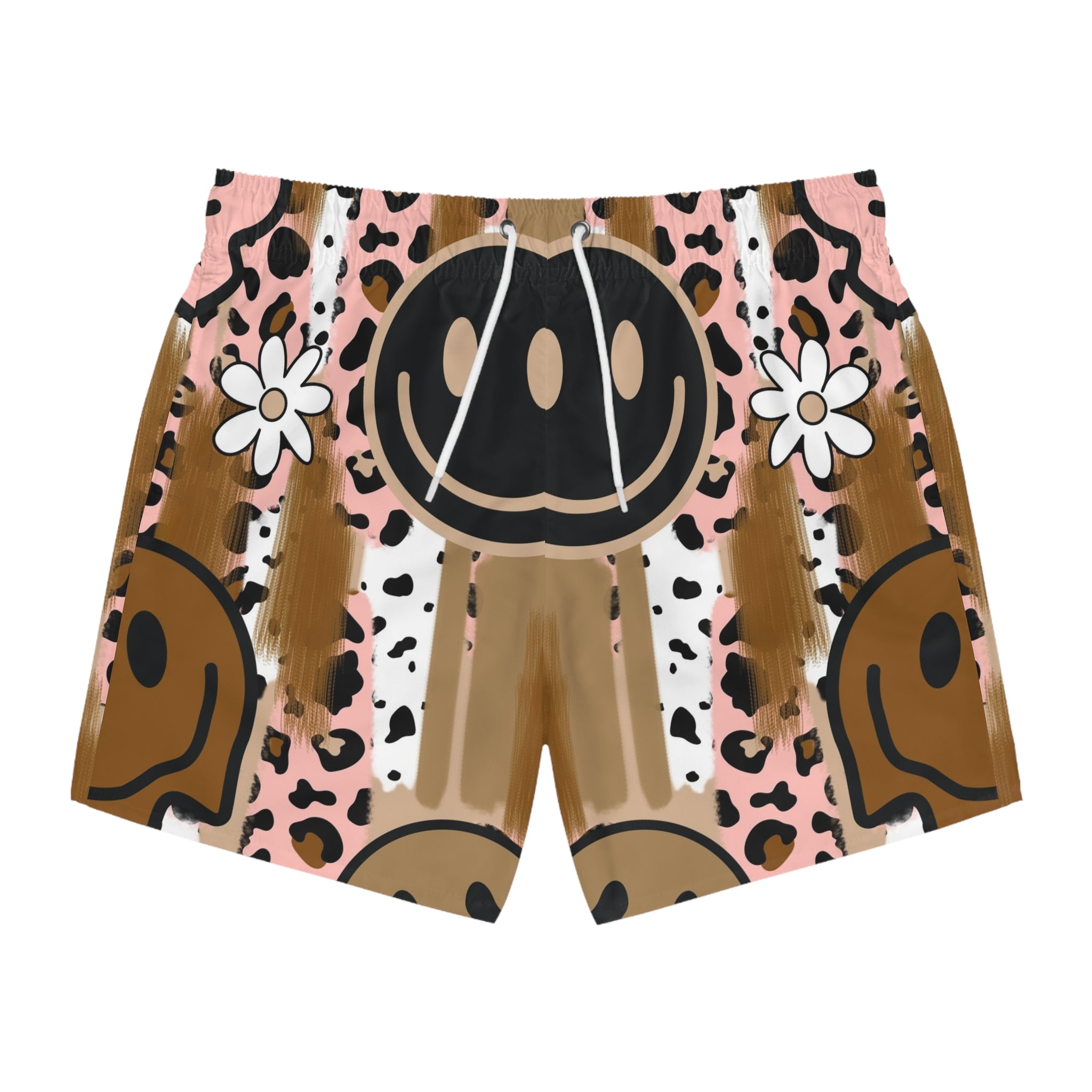 Sutfin Ghosts Pop Art Swim Trunks (AOP), Artsulli - Art is Long, Life is Short, All Over Prints, Size, XS, Color, Seam thread color automatically matched to design, , , 23527494015305719517