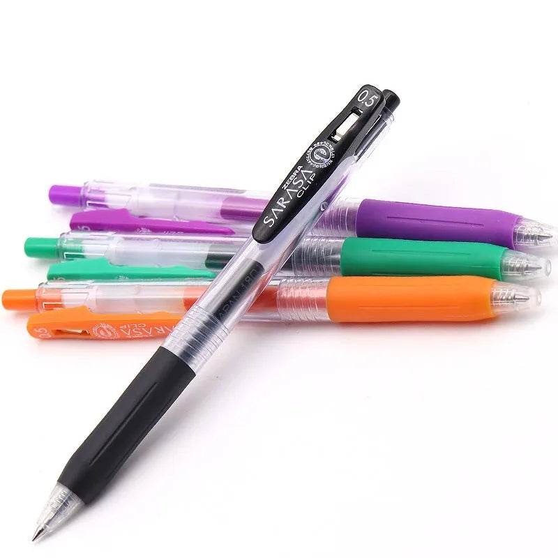 1pcs Japan ZEBRA SARASA Gel Pen JJ15 0.5mm Color Large Capacity Quick Drying for Writing Kawaii School Stationery Art Supplies