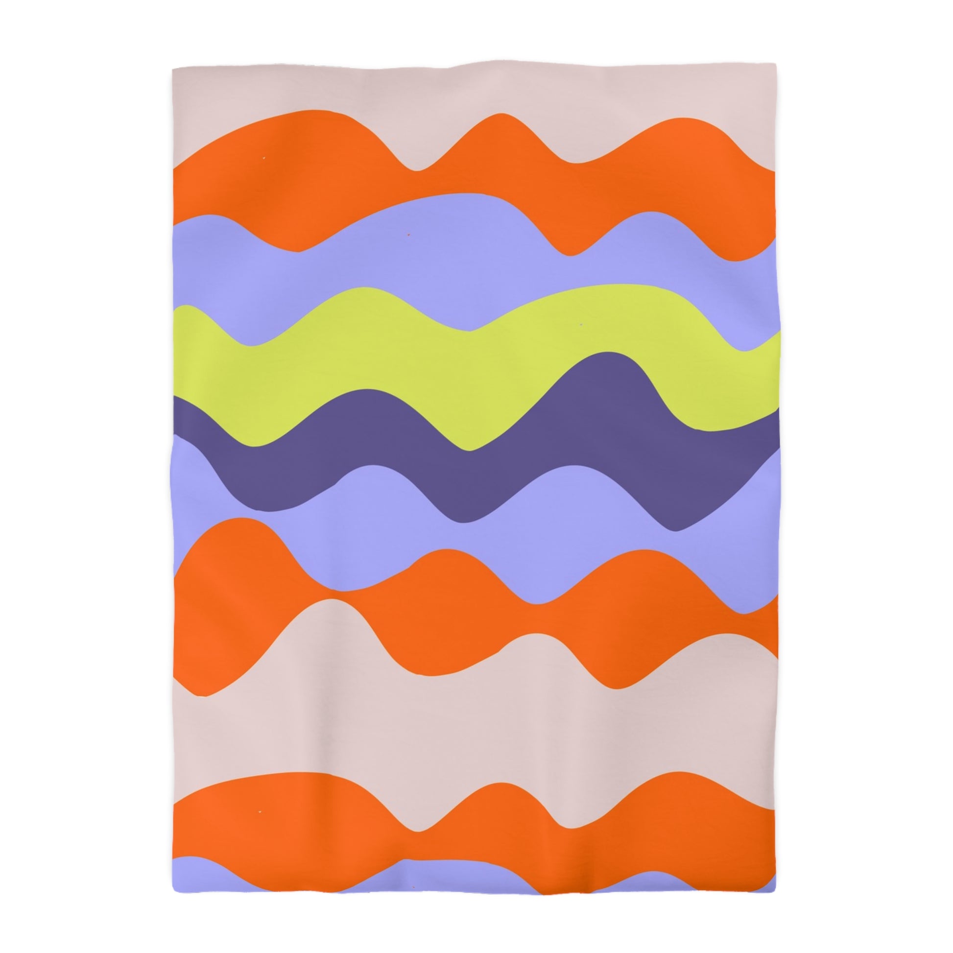 Waves Red and Blue Microfiber Duvet Cover, Artsulli - Art is Long, Life is Short, Home Decor, Size, Twin XL, Color, White, , , 15100415980277571116