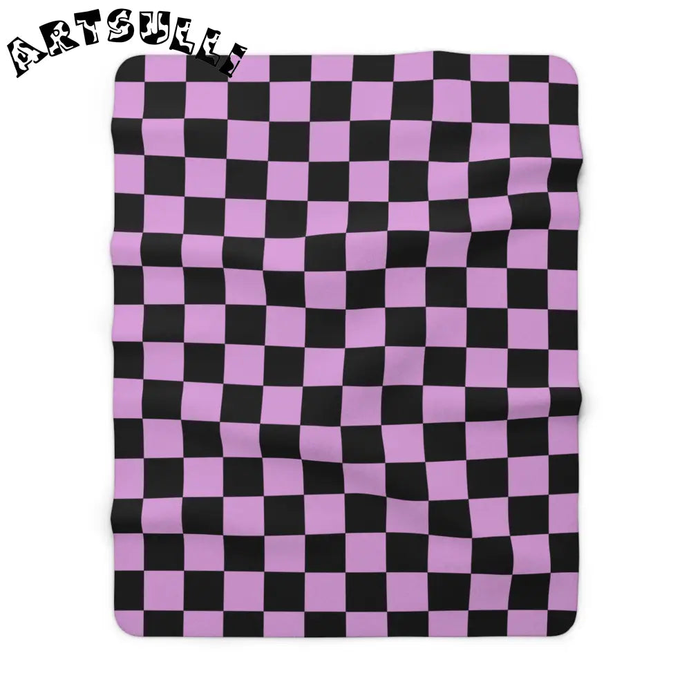 JAKKOUTTHEBXX Pixel Punk Vision Sherpa Fleece Blanket JAKKOUTTHEBXX