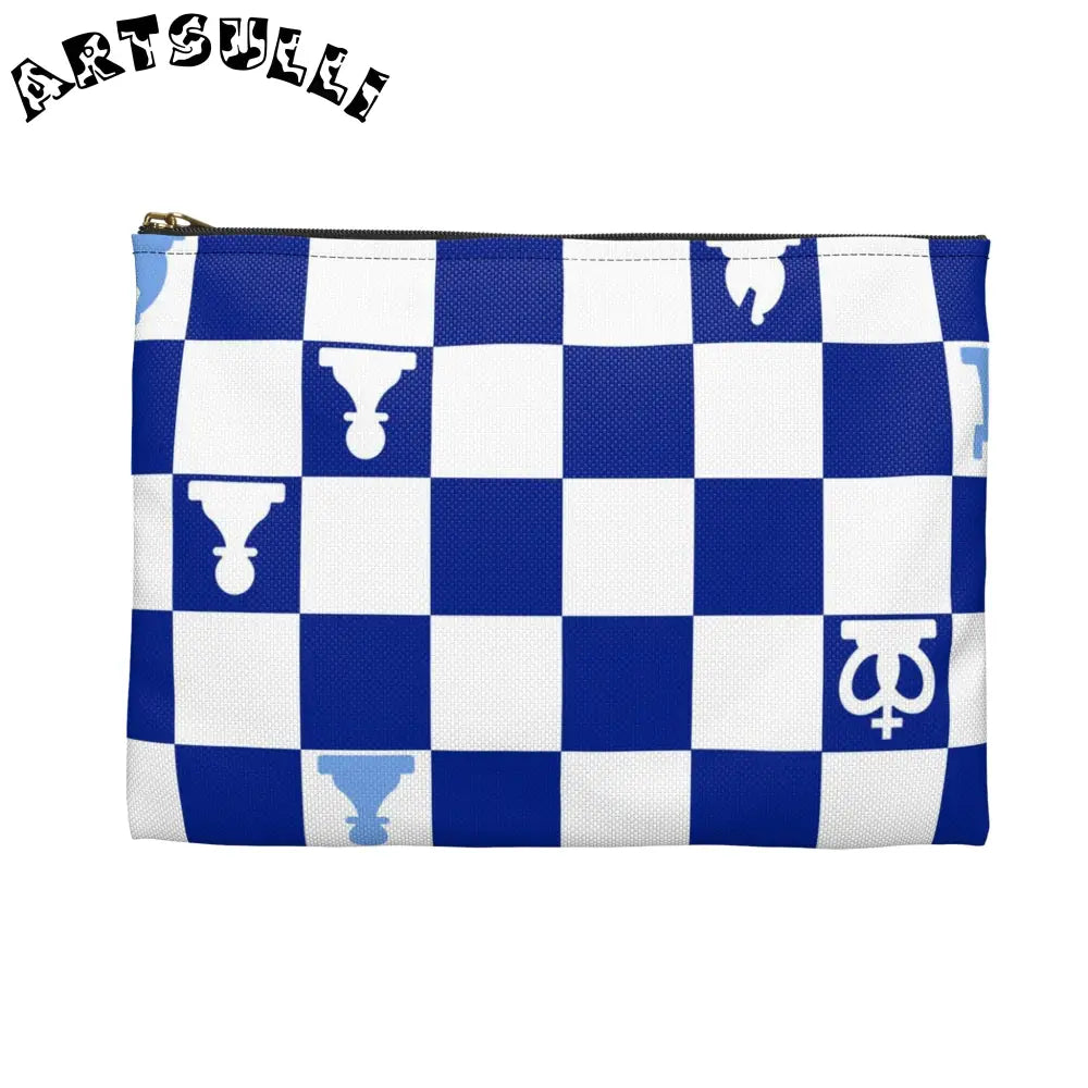 JAKKOUTTHEBXX Chessboard Zipper Pouch 2025