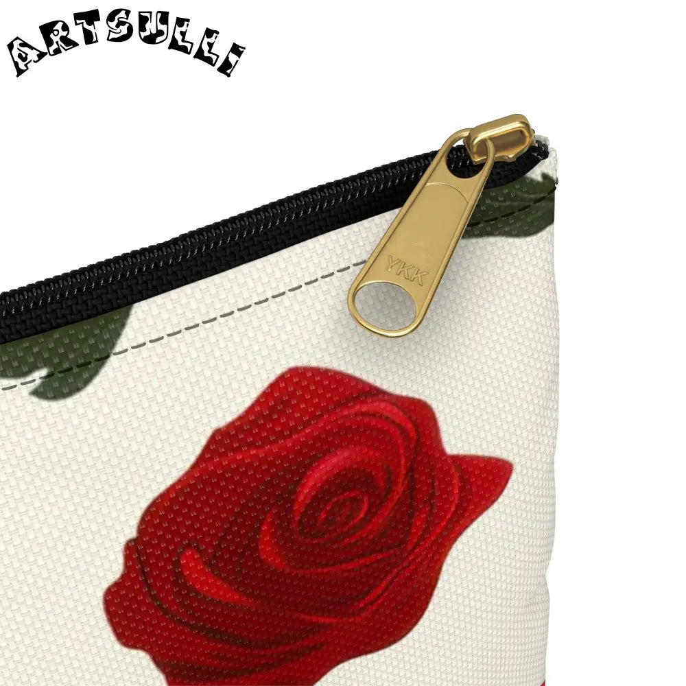 JAKKOUTTHEBXX Red Roses Accessory Pouch JAKKOUTTHEBXX Artsulli - Art