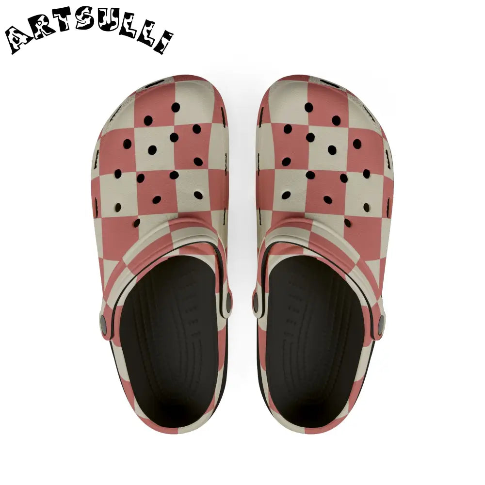 JAKKOUTTHEBXX Retro Checkered Grassland Sprites EVA Foam Rubber