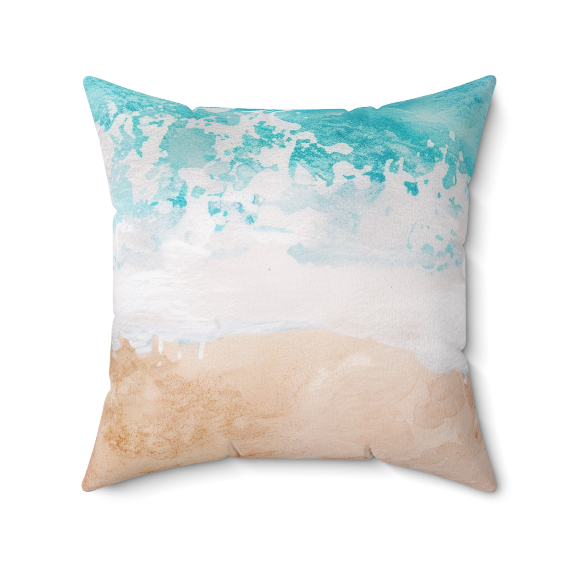 Seashore Spun Polyester Square Pillow, Artsulli - Art is Long, Life is Short, Home Decor, Size, 20" × 20", , , , , 28397061515474168442