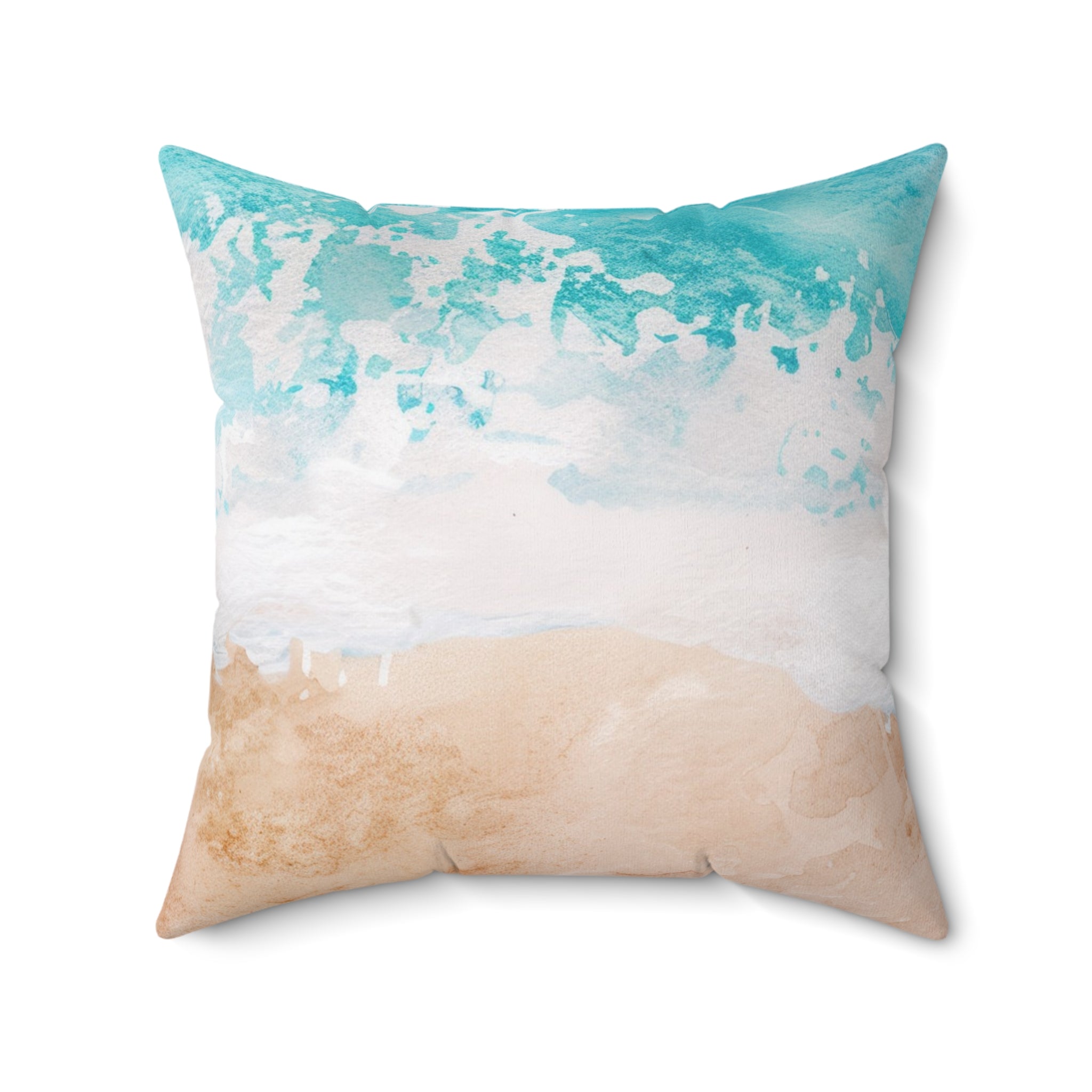 Seashore Spun Polyester Square Pillow, Artsulli - Art is Long, Life is Short, Home Decor, Size, 20" × 20", , , , , 28397061515474168442
