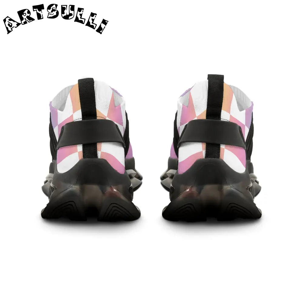 JAKKOUTTHEBXX Vaporwave Check Men’s Mesh Sneakers JAKKOUTTHEBXX