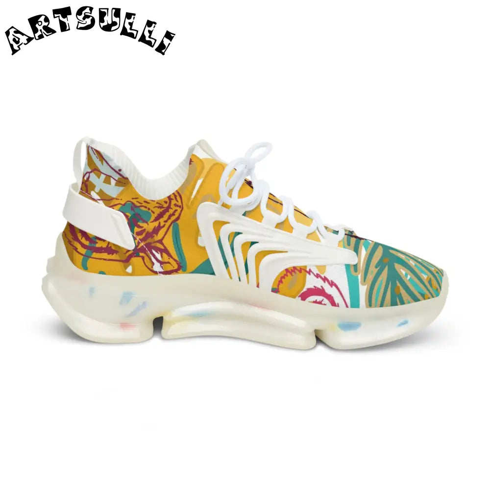 JAKKOUTTHEBXX Tropical Jungle Tigers Brown and Green Men’s Mesh