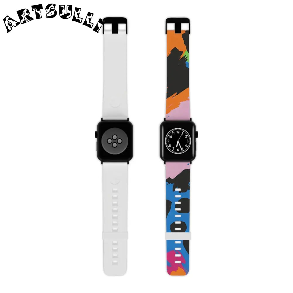 JAKKOUTTHEBXX Wild Brush Strokes x Animal Print Multi-Color Watch