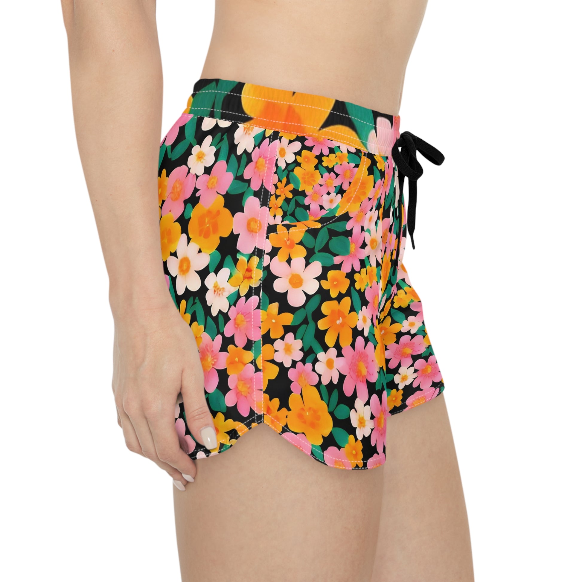Women's Casual Shorts (AOP), Artsulli - Art is Long, Life is Short, All Over Prints, , , , , , , 