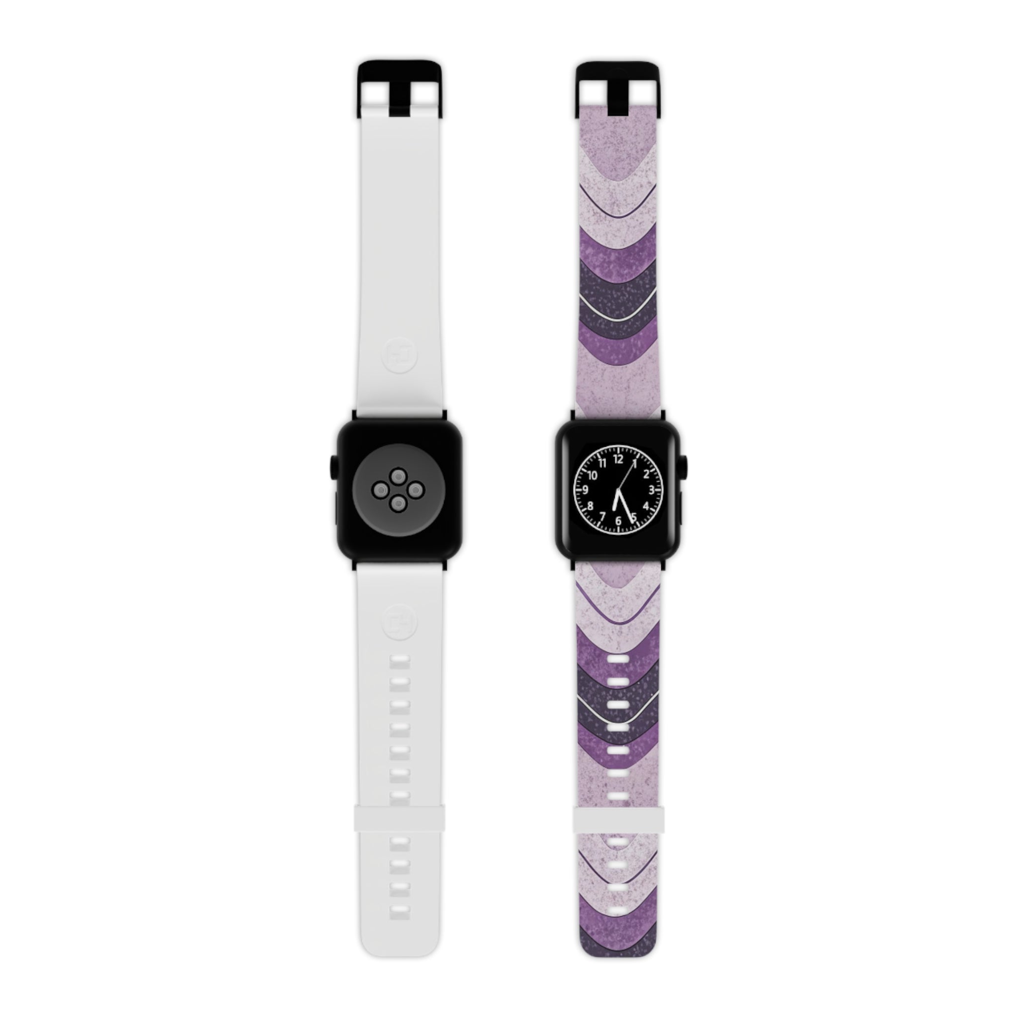 Bat Wave Watch Band for Apple Watch, Artsulli - Art is Long, Life is Short, Accessories, Size, 7.5'' × 0.75'' / 38 - 40 mm, Color, Black, , , 47901539618036