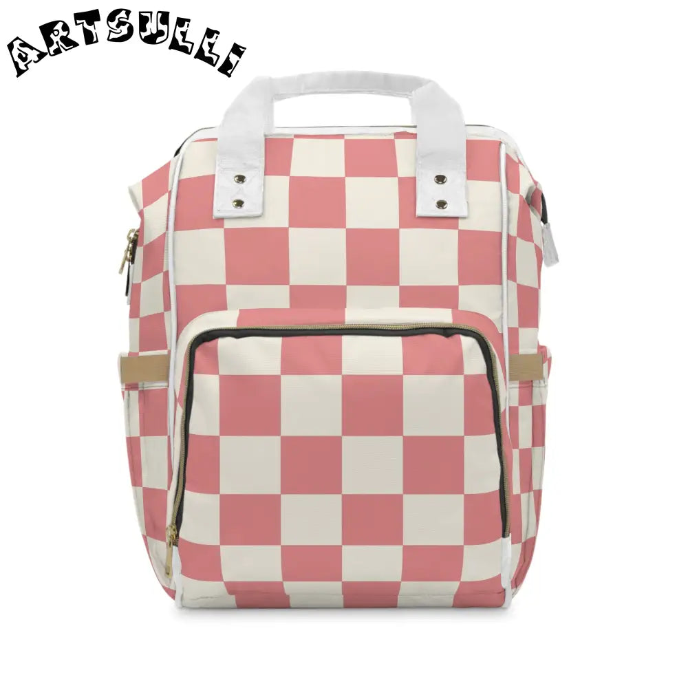 JAKKOUTTHEBXX Retro Checkered Grassland Sprites Multifunctional