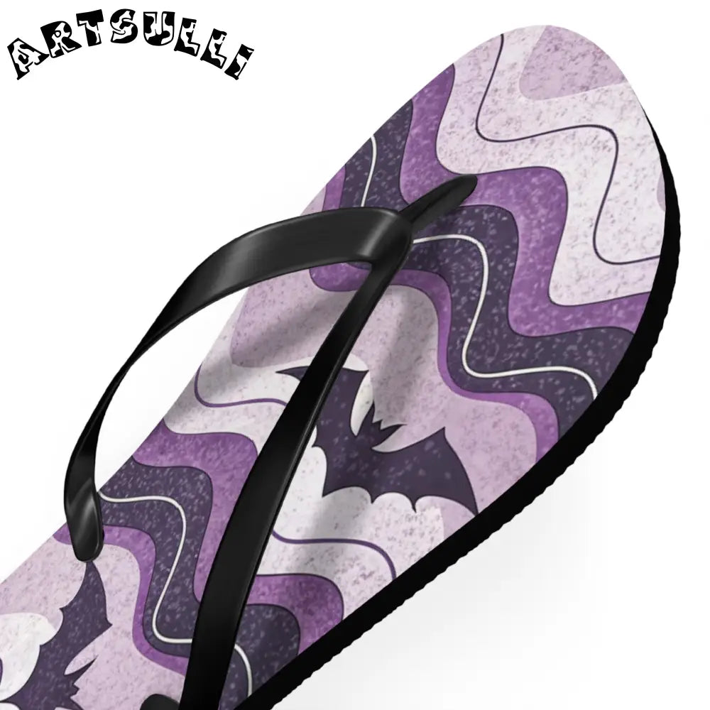 JAKKOUTTHEBXX Bat Wave Flip Flops JAKKOUTTHEBXX Artsulli - Art