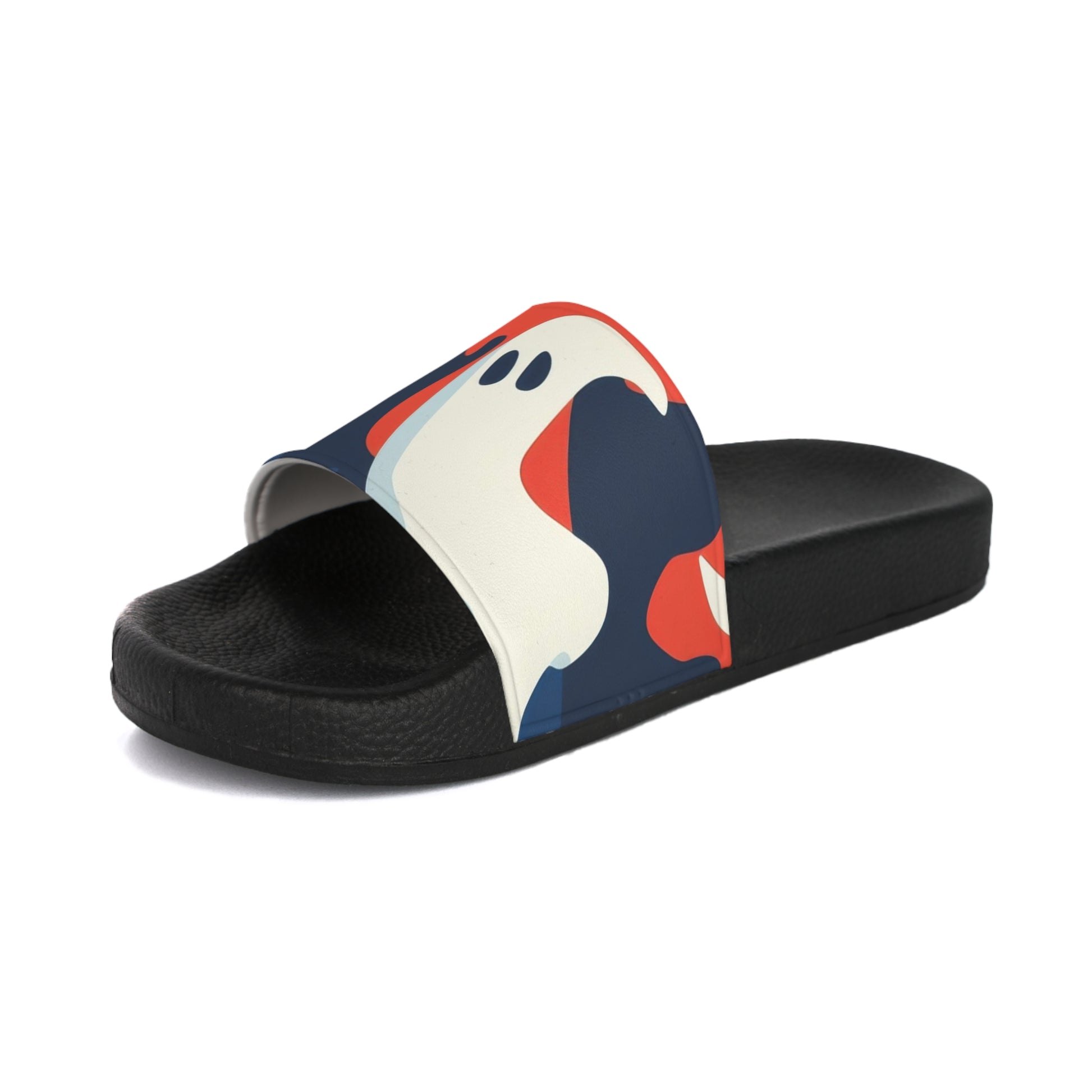 Camo Ghosts Men's Slide Sandals, Artsulli - Art is Long, Life is Short, Shoes, , , , , , , 