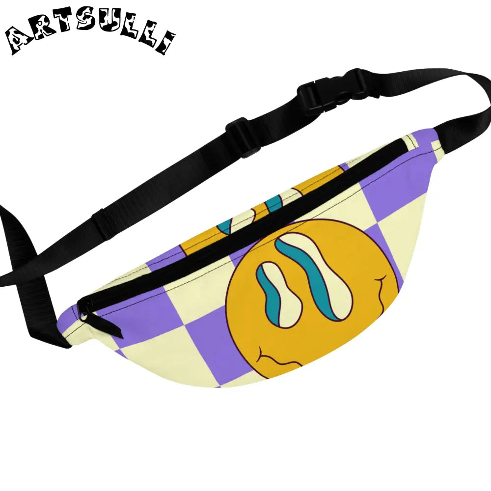 JAKKOUTTHEBXX Trippy Flower Power Motifs Fanny Pack JAKKOUTTHEBXX