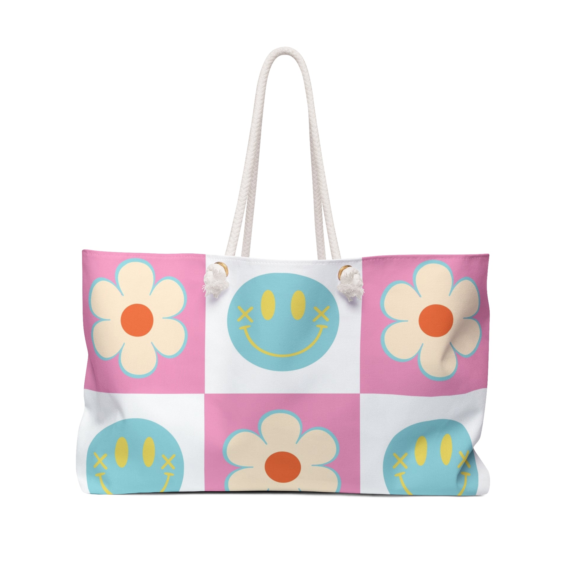 Madotsukis Grin Bloom Weekender Bag, Artsulli - Art is Long, Life is Short, Bags, Size, 24" × 13", , , , , 25714884930298368854