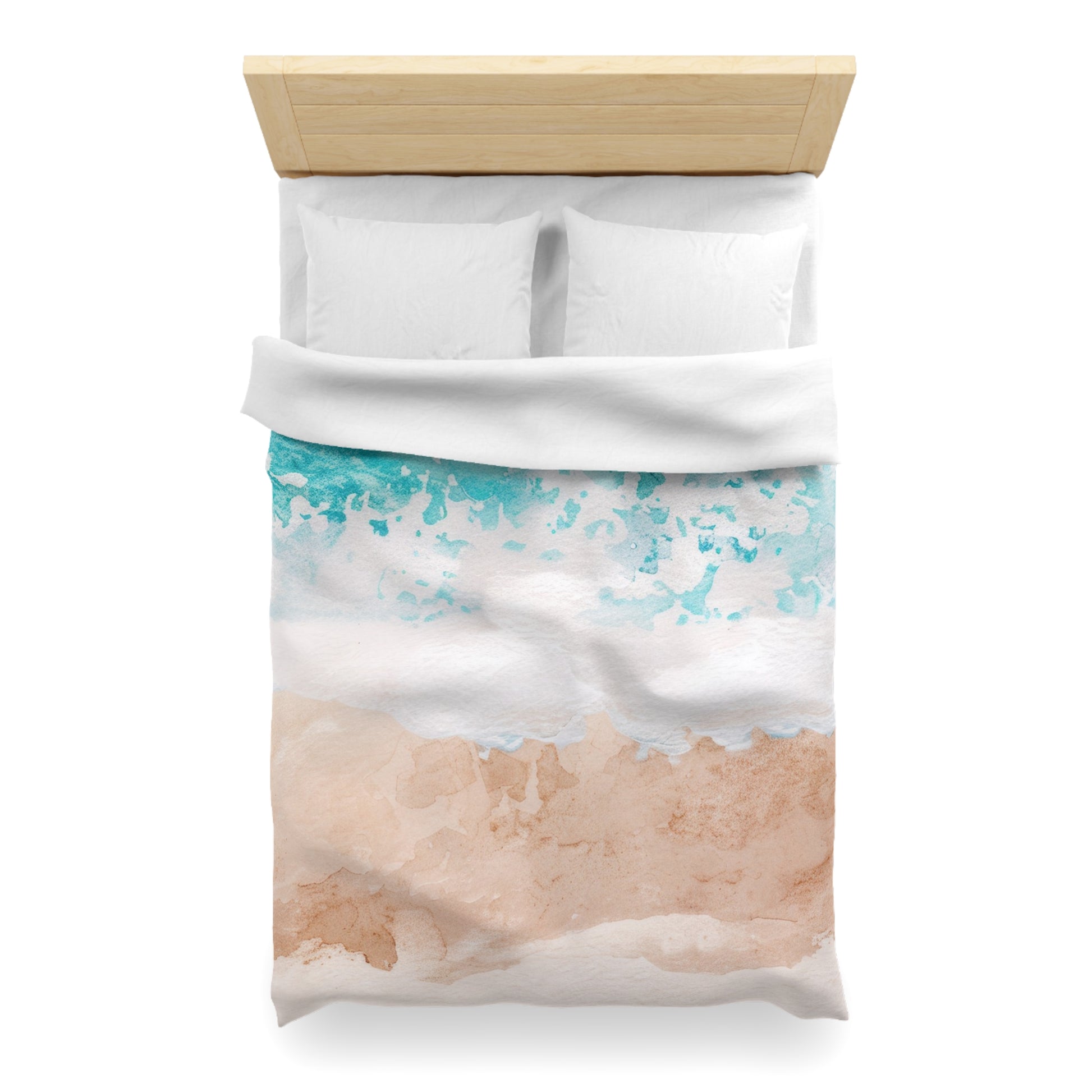 Seashore Microfiber Duvet Cover, Artsulli - Art is Long, Life is Short, Home Decor, , , , , , , 