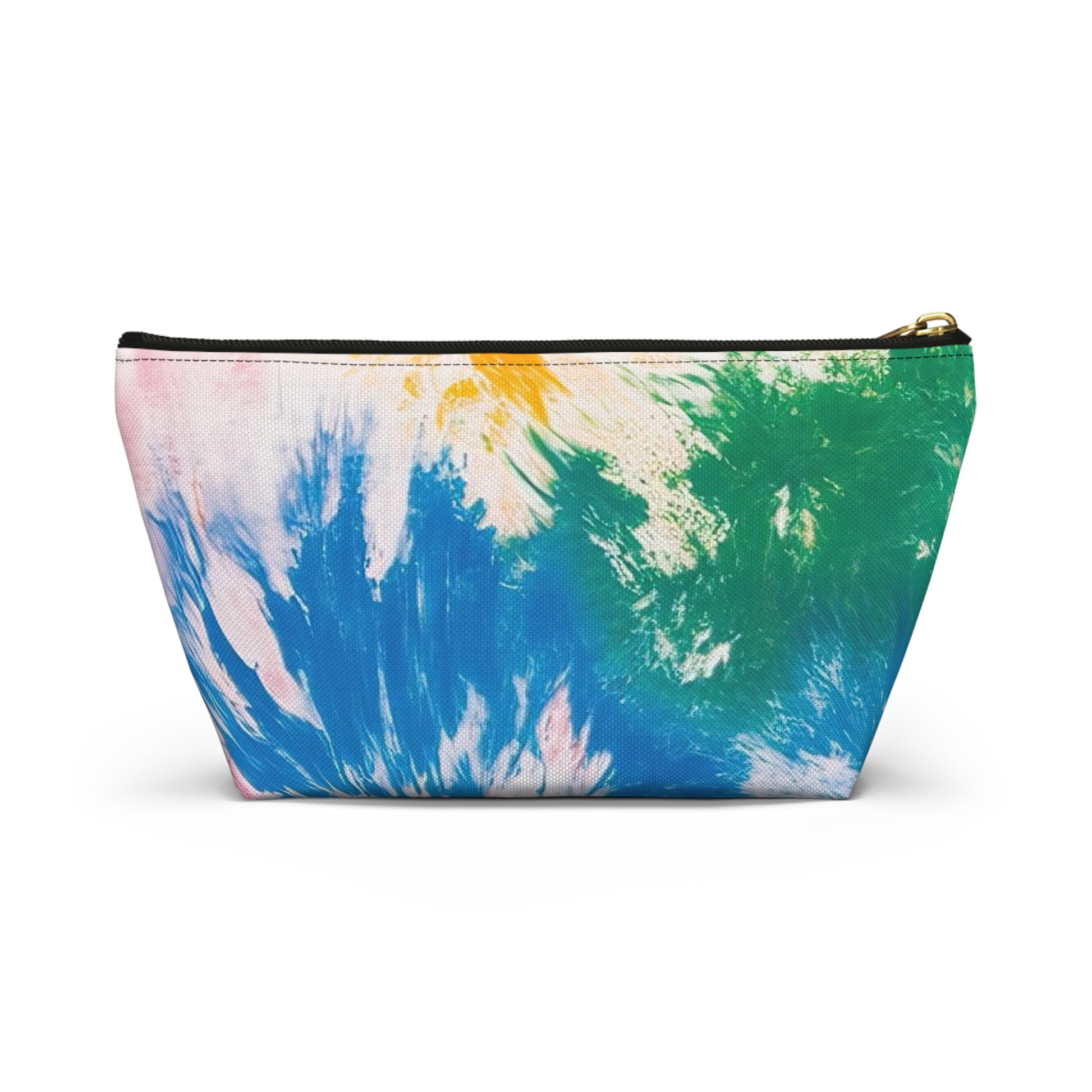 Tie Dye Splash Accessory Pouch w T-bottom, Artsulli - Art is Long, Life is Short, Bags, , , , , , , 