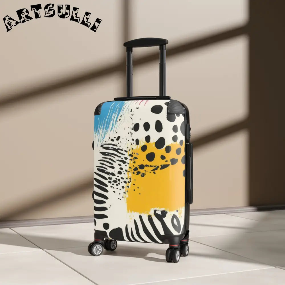 JAKKOUTTHEBXX Rae Zebra Rhapsody Suitcase JAKKOUTTHEBXX Artsulli