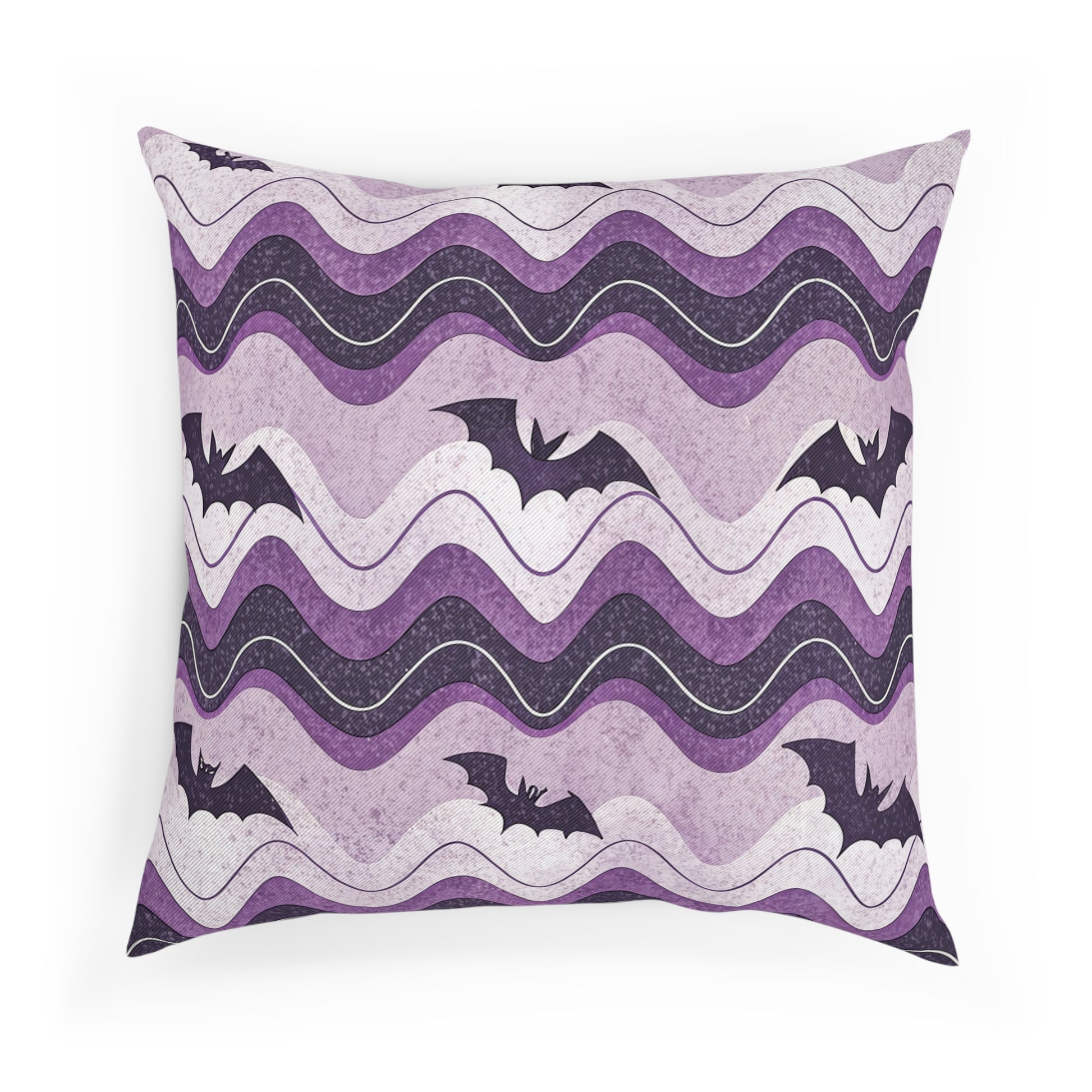Bat Wave Cushion, Artsulli - Art is Long, Life is Short, Home Decor, , , , , , , 