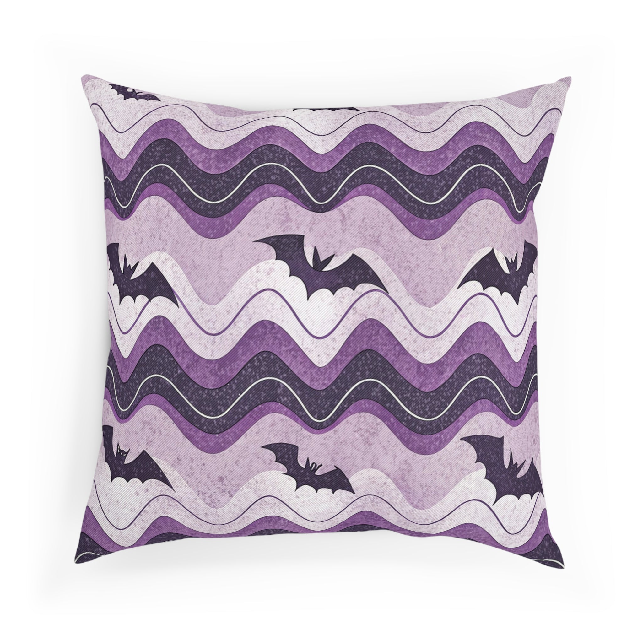 Bat Wave Cushion, Artsulli - Art is Long, Life is Short, Home Decor, , , , , , , 