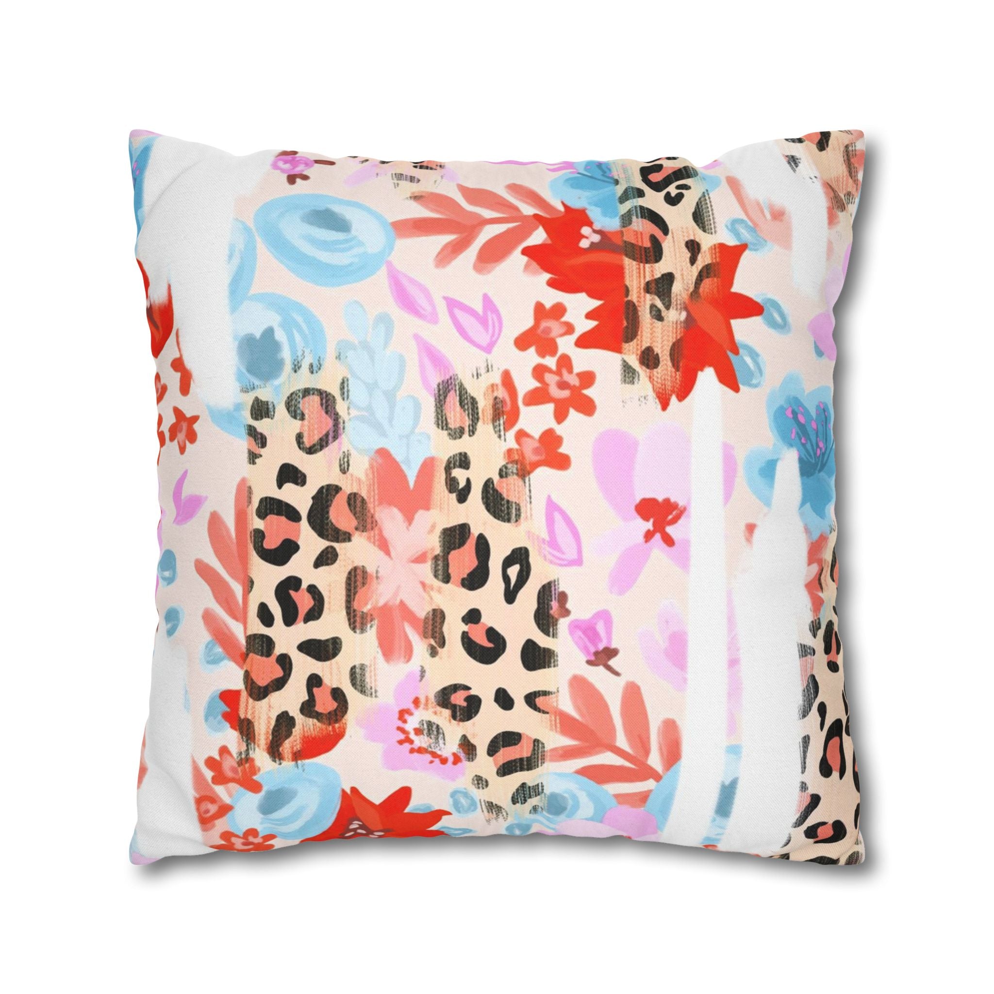 Spun Polyester Square Pillowcase