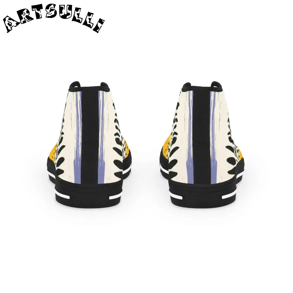 JAKKOUTTHEBXX Rae Zebra Rhapsody Men’s High Top Sneakers