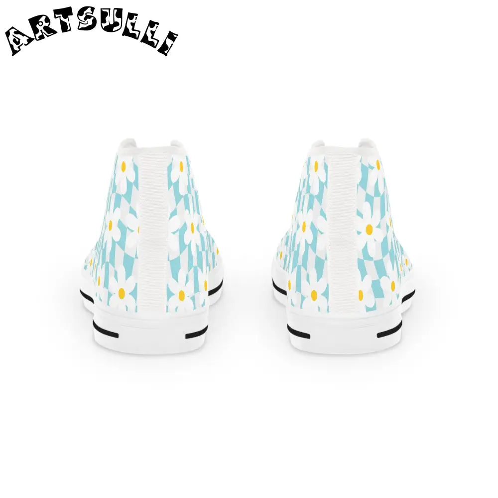 JAKKOUTTHEBXX Trippy Check Garden Men’s High Top Sneakers