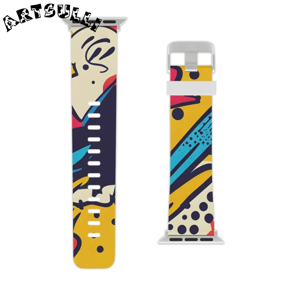 JAKKOUTTHEBXX Comic x Pop Art II Watch Band for Apple Watch