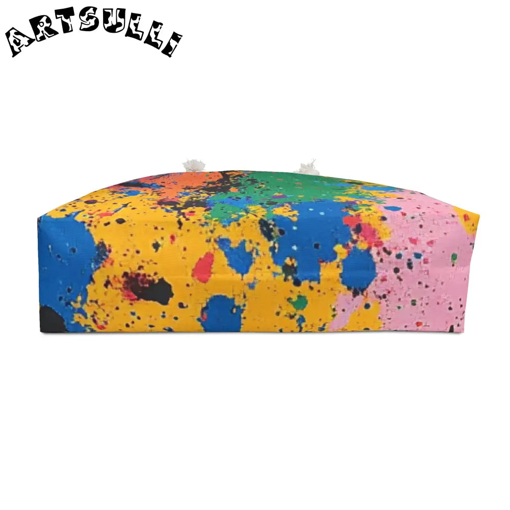 JAKKOUTTHEBXX The Colors Of Paint Splatter Weekender Bag