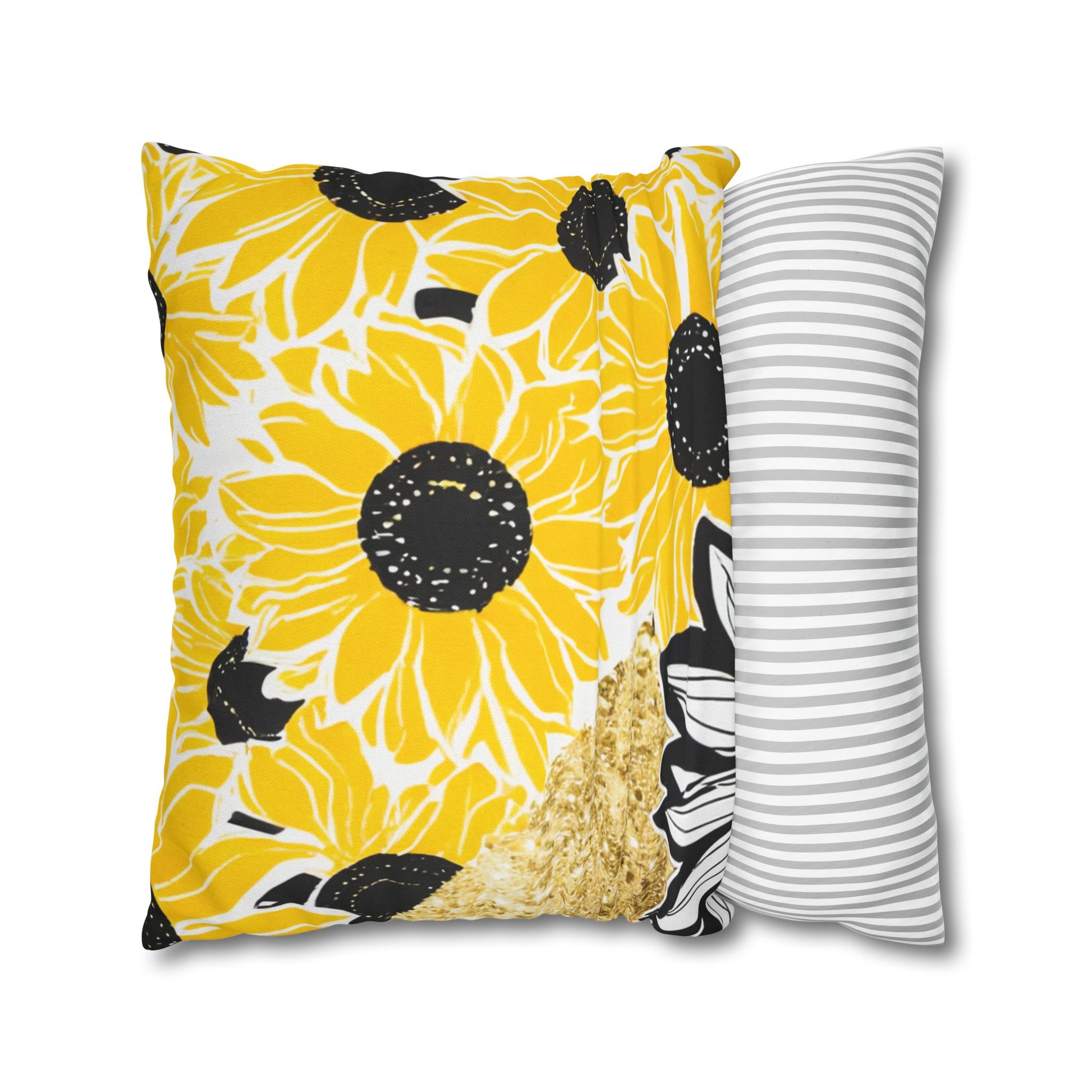 Spun Polyester Square Pillowcase, Artsulli - Art is Long, Life is Short, Home Decor, , , , , , , 