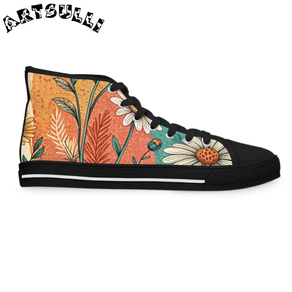 JAKKOUTTHEBXX Retro Daisy Dream Women’s High Top Sneakers