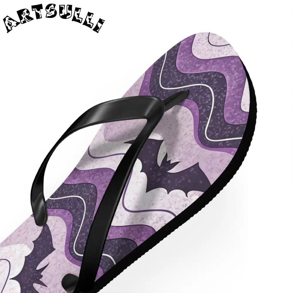 JAKKOUTTHEBXX Bat Wave Flip Flops JAKKOUTTHEBXX Artsulli - Art