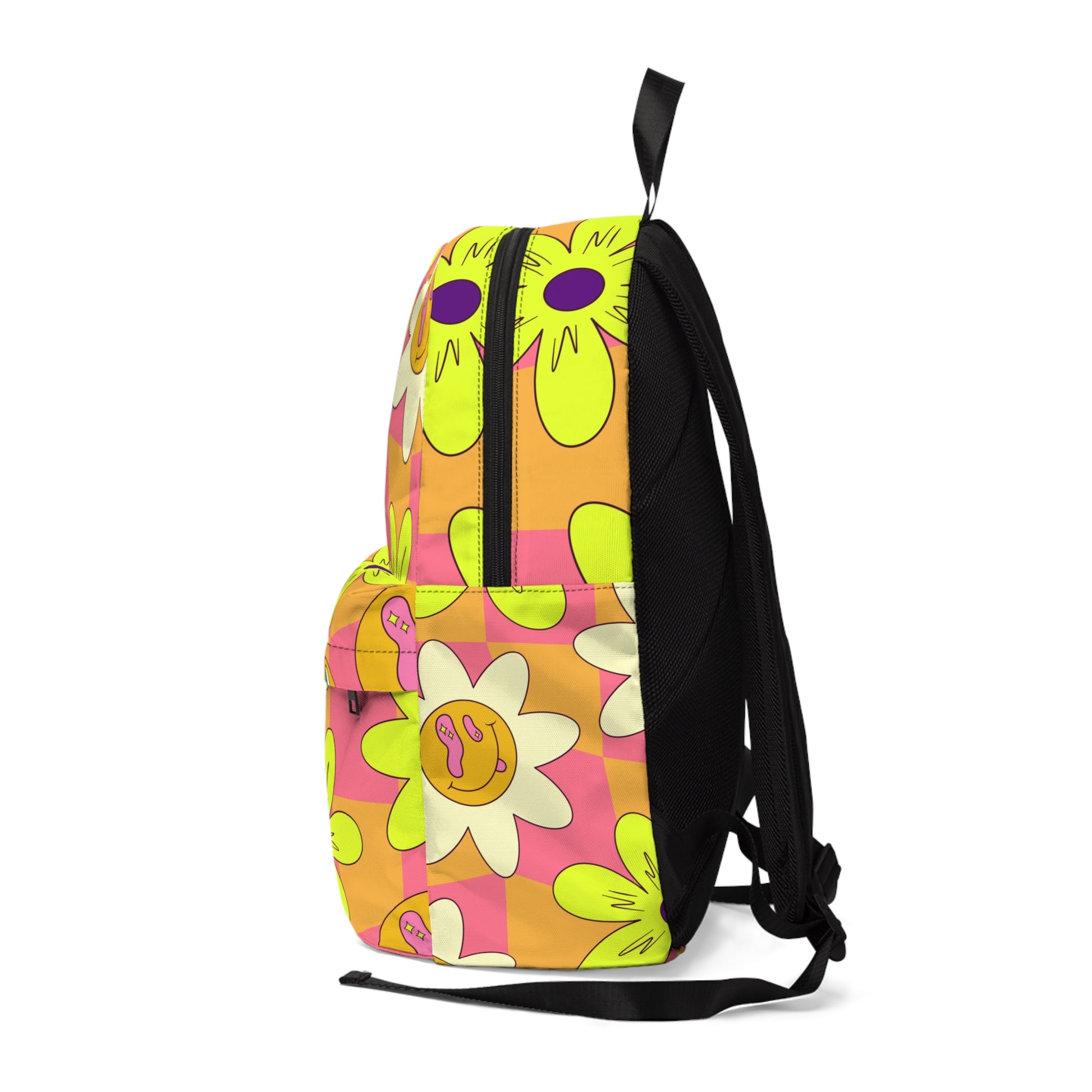 Trippy Sour Face Rave Unisex Classic Backpack, Artsulli - Art is Long, Life is Short, Bags, , , , , , , 