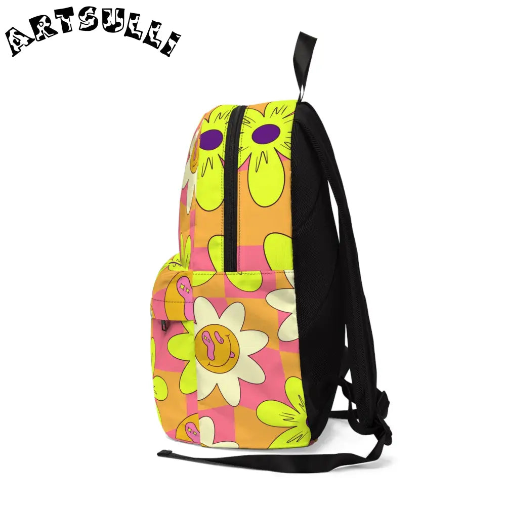JAKKOUTTHEBXX Trippy Sour Face Rave Unisex Classic Backpack