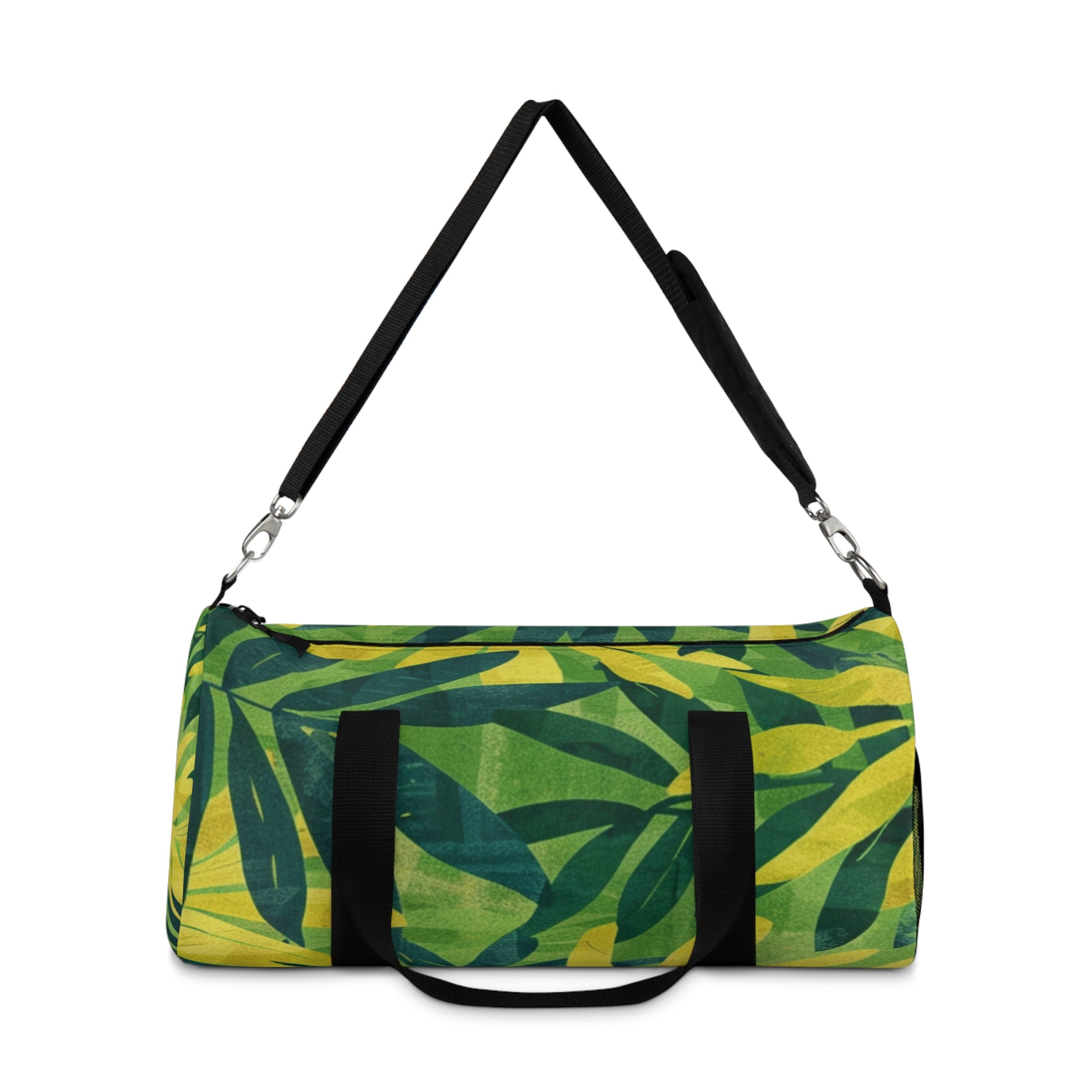 Green Leaf x Yellow Leaf x Tropical x Jungle Duffel Bag, Artsulli - Art is Long, Life is Short, Bags, , , , , , , 