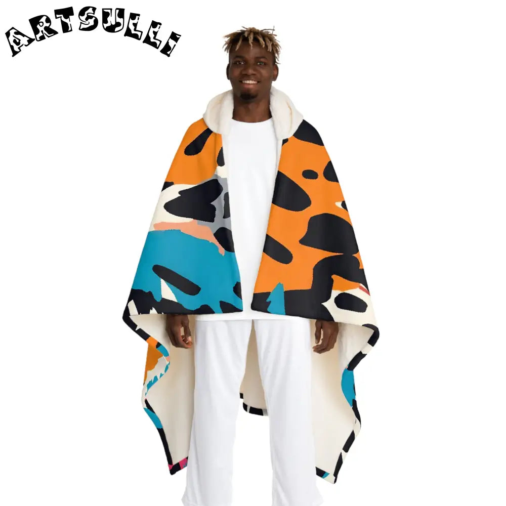 JAKKOUTTHEBXX Wild Brush Strokes x Animal Print Multi-Color Hooded