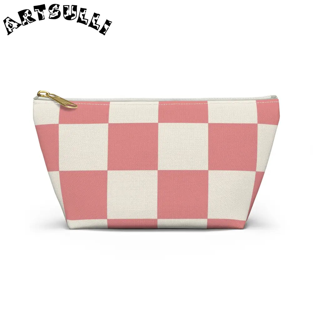 JAKKOUTTHEBXX Retro Checkered Grassland Sprites Accessory Pouch w