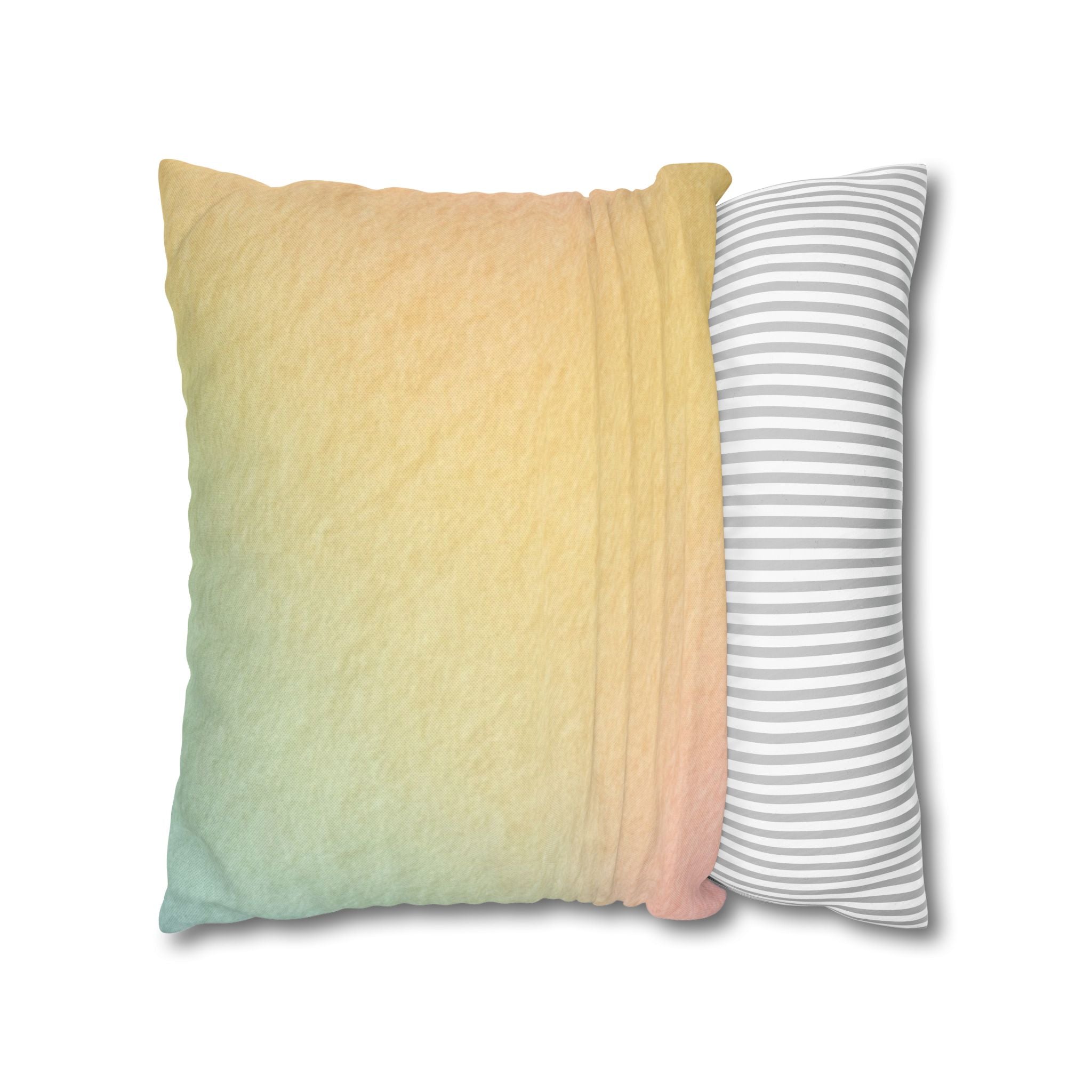 Spun Polyester Square Pillowcase